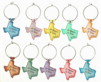multi colored texas charms