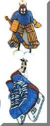 hockey theme water bottle tags