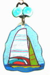 sailboat waterbottle charm